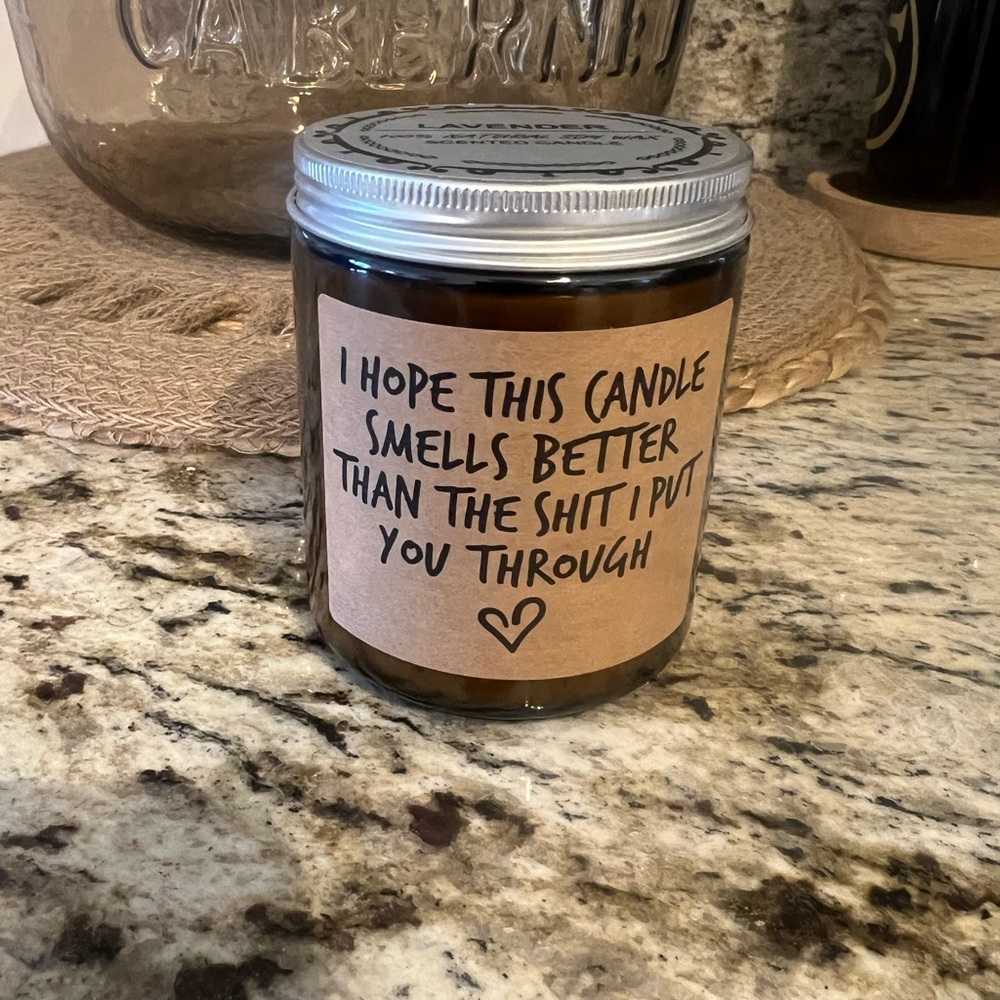Humorous Scented Candle funny NEW